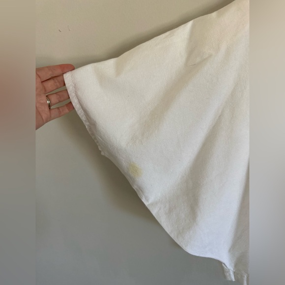 1980s Vintage Half-Shirt & Baggy Parachute Pants - Cotton with Shoulder Pads - Picture 12 of 12